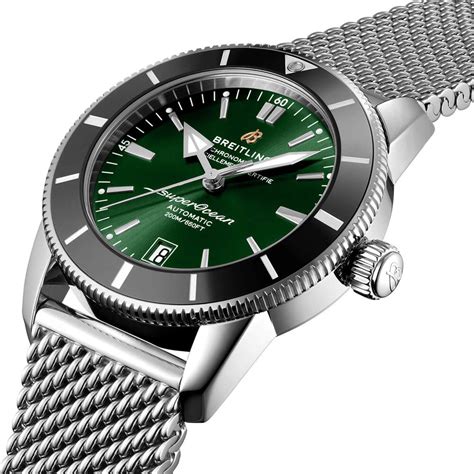 green breitling superocean|Breitling watches Superocean chronometer.